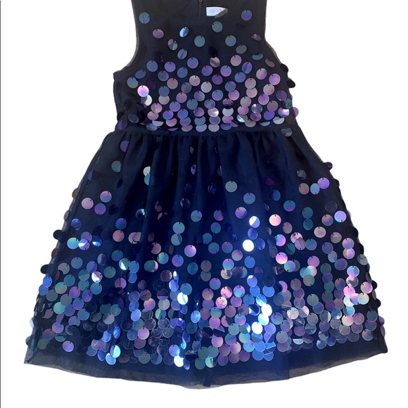 Cat & Jack kids sequined dress - sz 6 - Picture 5 of 5